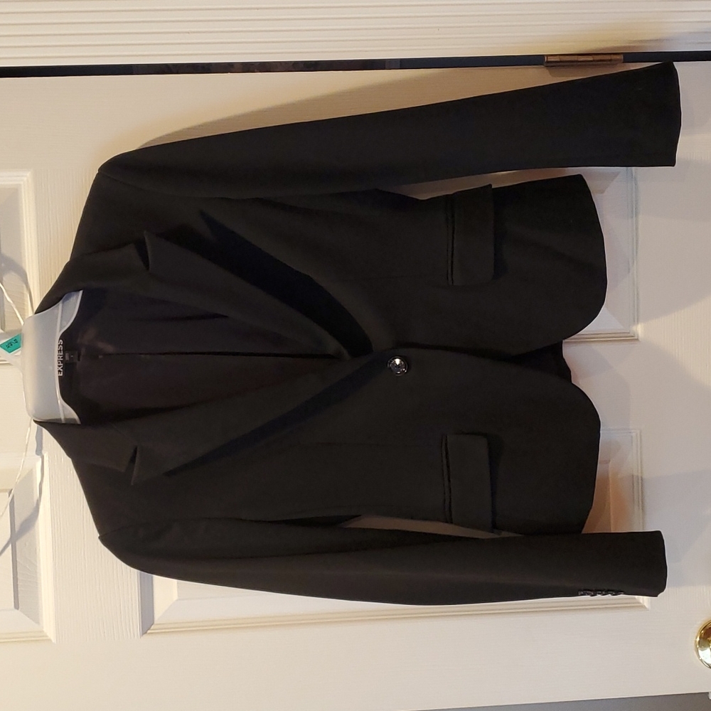 Express | Black Single Button Blazer - image 1